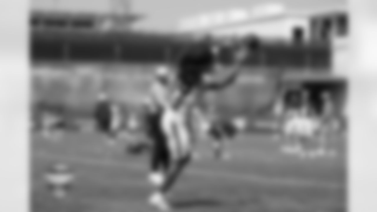 Kyrese Rowan during a training camp practice at Broncos Park Powered by CommonSpirit on Tuesday, August 5, 2025 in Englewood, Colorado.
Photo by Gabriel Christus / Denver Broncos