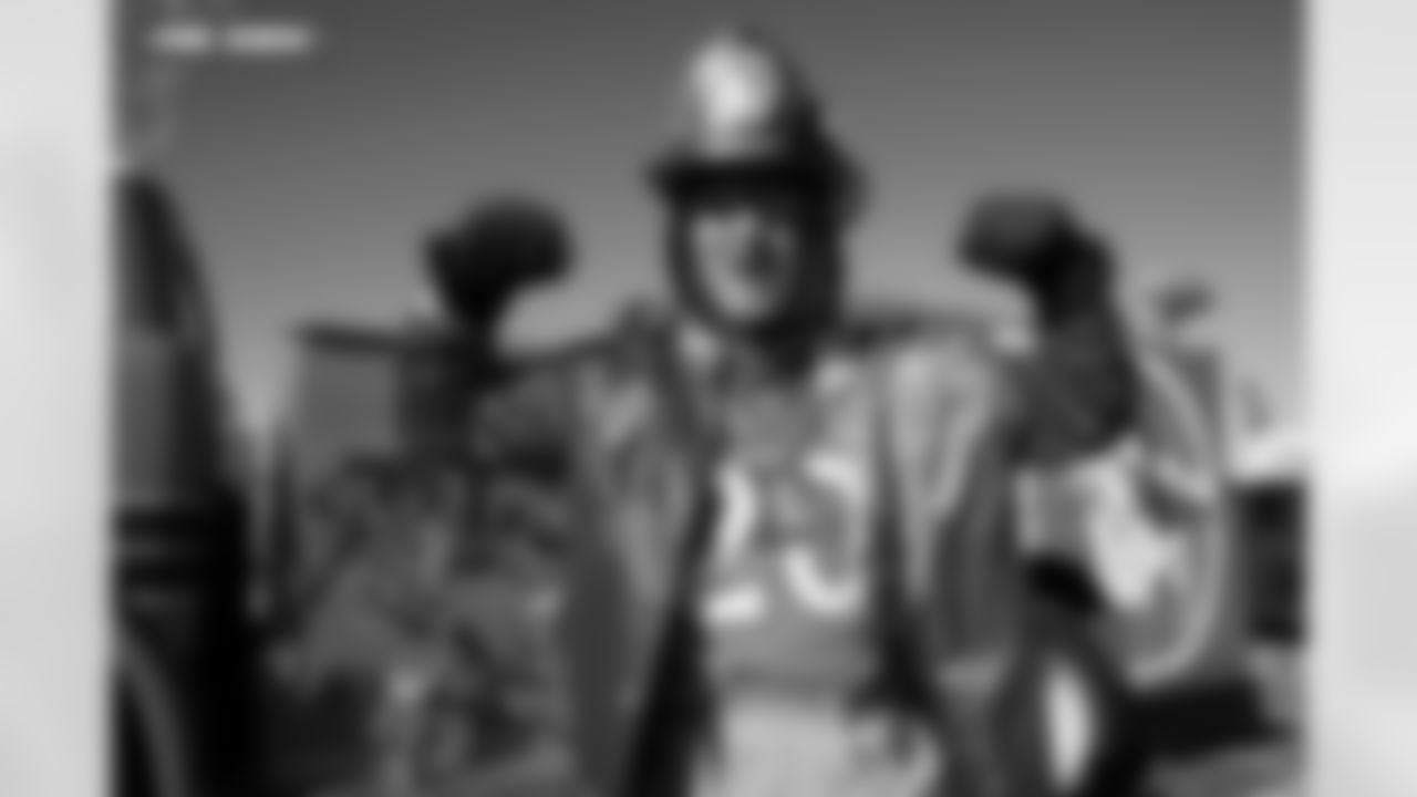 Broncos superfan Rescue Rob before the AFC Championship Game between the Denver Broncos and New England Patriots at Empower Field at Mile High in Denver, Colorado on January 25, 2026. Photo by Gavin Liddell / Denver Broncos