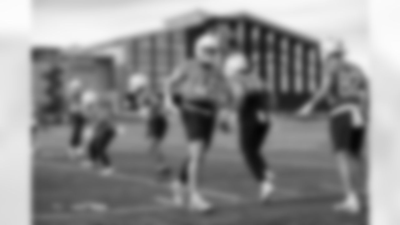 Nate Adkins during practice at Broncos Park Powered by CommonSpirit in Englewood, Colorado on December 19, 2025. Photo by Ben Swanson / Denver Broncos