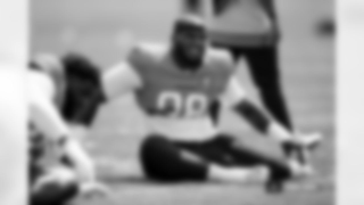 John Franklin-Myers during practice at Broncos Park Powered by CommonSpirit in Englewood, Colorado on September 4, 2024. Photo by Ben Swanson / Denver Broncos