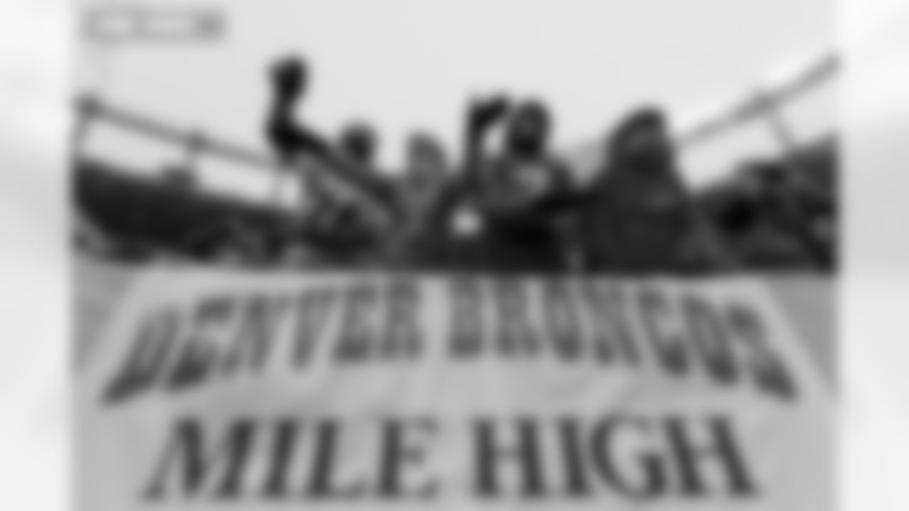 Denver Broncos fans yell during the AFC Championship Game between the Denver Broncos and New England Patriots at Empower Field at Mile High in Denver, Colorado on January 25, 2026. Photo by Gavin Liddell / Denver Broncos