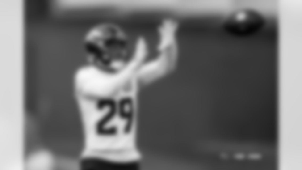 Ja'Quan McMillian during practice at Broncos Park Powered by CommonSpirit in Englewood, Colorado on December 11, 2025. Photo by Ben Swanson / Denver Broncos