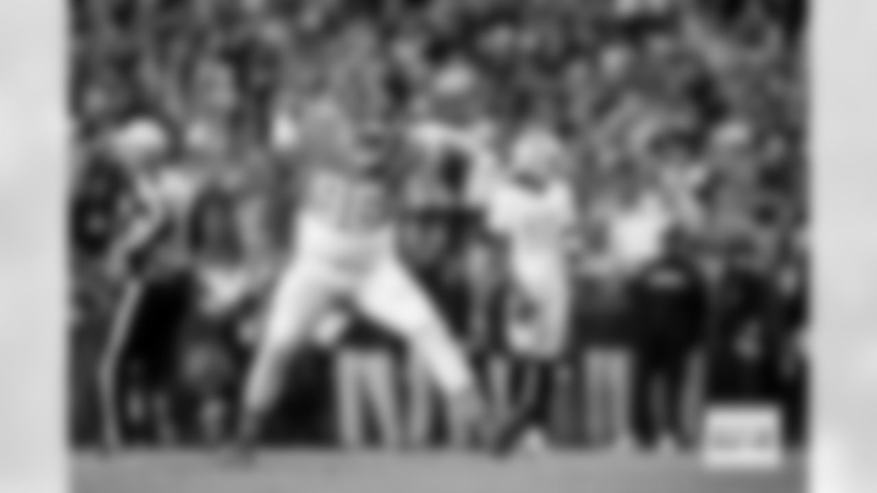 Denver Broncos defensive end Eyioma Uwazurike (96) reacts after a play during the Broncos' Week 10 game against the Las Vegas Raiders at Empower Field at Mile High in Denver, Colorado on November 6, 2025. Photo by Gabriel Christus / Denver Broncos