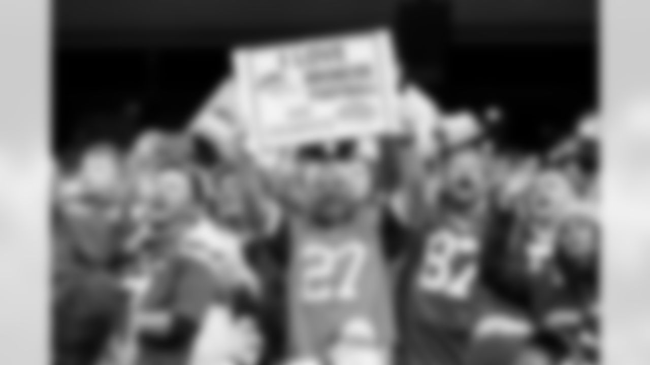 Fans during the Broncos' Week 6 game against the New York Jets at Tottenham Hotspur Stadium in London, England on October 12, 2025. Photo by Gabriel Christus / Denver Broncos