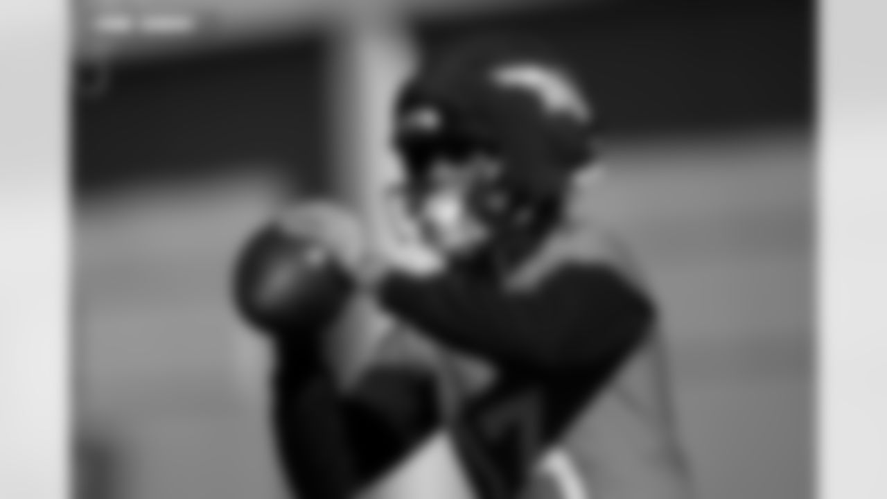 Pat Bryant during practice at Broncos Park Powered by CommonSpirit in Englewood, Colorado on January 22, 2026. Photo by Ben Swanson / Denver Broncos