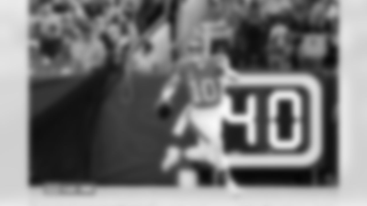 Bo Nix (10) during the Broncos' Week 18 game against the Los Angeles Chargers at Empower Field at Mile High in Denver, Colorado on January 4, 2026. Photo by Ben Swanson / Denver Broncos