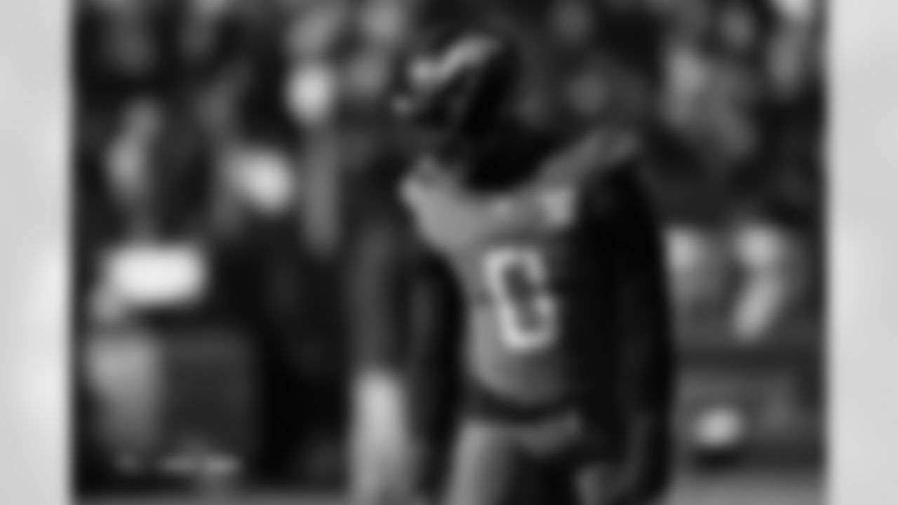 Jonathon Cooper (0) before the Broncos' Week 16 game against the Jacksonville Jaguars at Empower Field at Mile High in Denver, Colorado on December 21, 2025. Photo by Ben Swanson / Denver Broncos