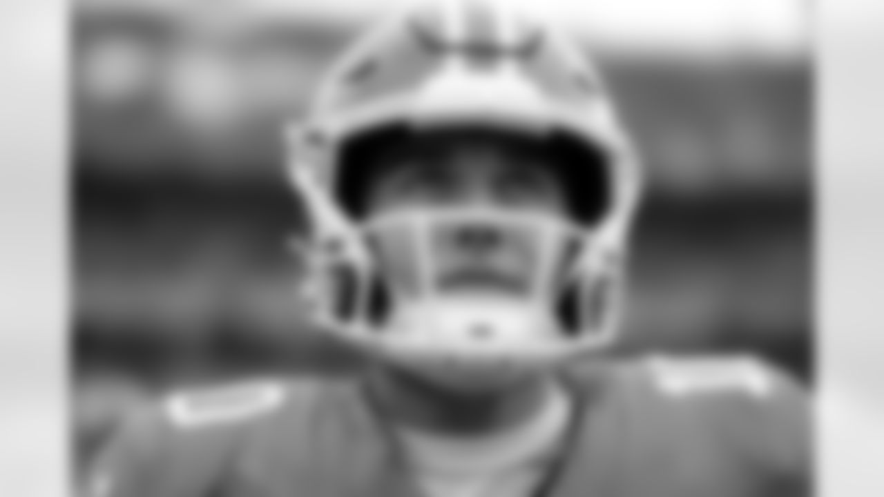 Bo Nix before the Broncos' Week 8 game against the Dallas Cowboys at Empower Field at Mile High in Denver, Colorado on October 26, 2025. Photo by Gabriel Christus / Denver Broncos