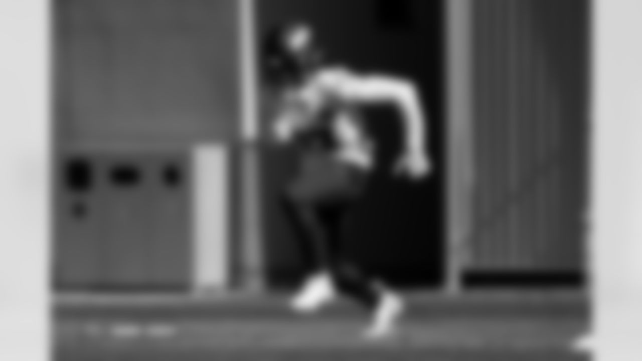 Pat Bryant during practice at Broncos Park Powered by CommonSpirit in Englewood, Colorado on October 30, 2025. Photo by Gabriel Christus / Denver Broncos