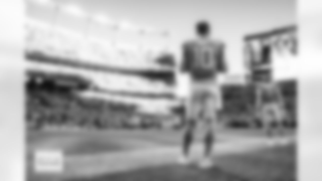 Bo Nix during the Broncos' Week 7 game against the New York Giants at Empower Field at Mile High in Denver, Colorado on October 19, 2025. Photo by Gabriel Christus / Denver Broncos