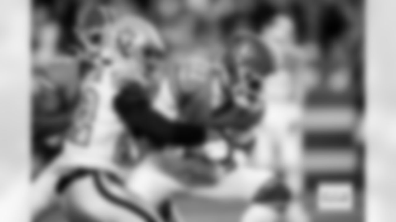 Denver Broncos wide receiver Troy Franklin (11) runs with the ball after a reception during the Broncos' Week 10 game against the Las Vegas Raiders at Empower Field at Mile High in Denver, Colorado on November 6, 2025. Photo by Ben Swanson / Denver Broncos