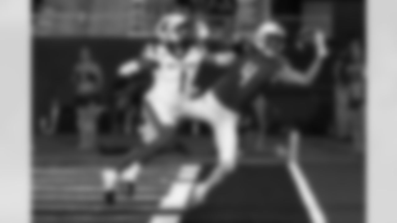 "While you don't always want to draft for need, No. 20 is a pretty good spot for McMillan. Opinion on him is not unanimous -- Steve Smith Sr. asserted McMillan 'leaves a lot of plays on the field' -- but if you're convinced by the tape and believe he can be the guy to help Bo Nix, I'm good with it. This would be a solid, solid pick; think adding a Drake London-type for this offense." [Adam Rank, NFL.com, April 15]

(AP Photo/Rick Scuteri)