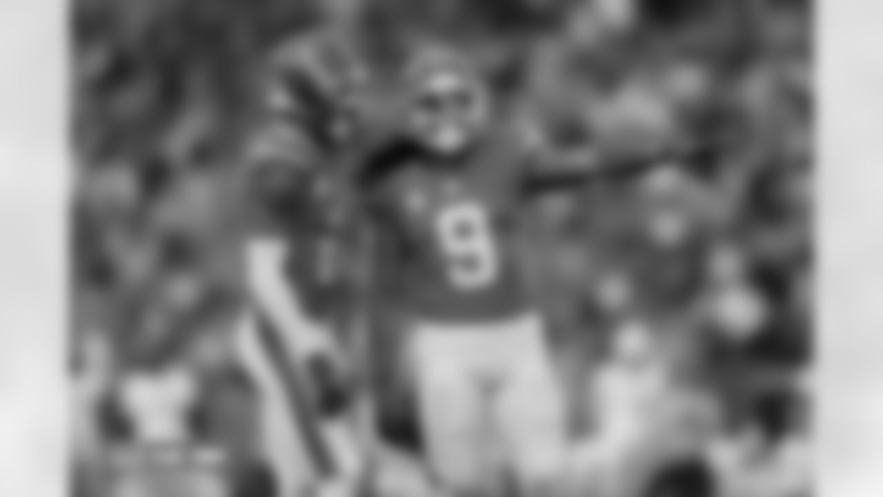 Pat Surtain II and Talanoa Hufanga (9) during the Broncos' Week 18 game against the Los Angeles Chargers at Empower Field at Mile High in Denver, Colorado on January 4, 2026. Photo by Ben Swanson / Denver Broncos