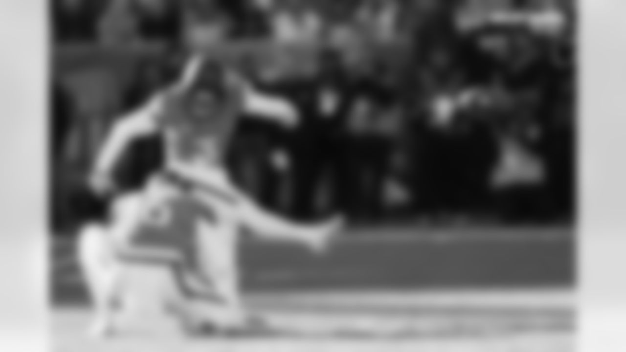 Wil Lutz (3) during the Broncos' Divisional Round playoff game against the Buffalo Bills at Empower Field at Mile High in Denver, Colorado on January 17, 2026. Photo by Ben Swanson / Denver Broncos