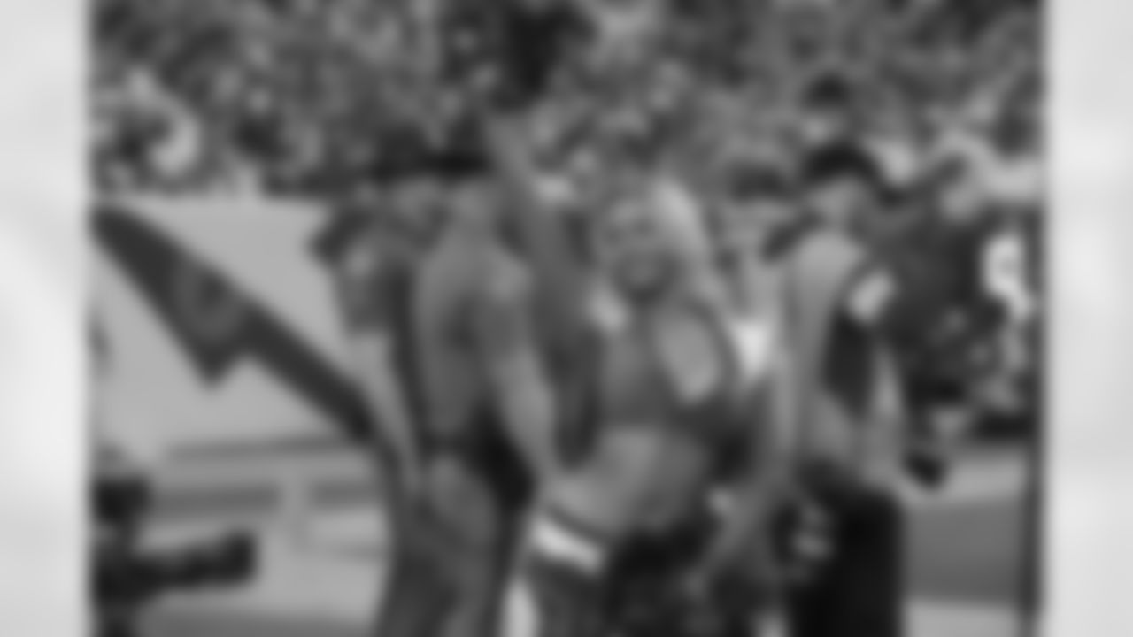 Denver Broncos Cheerleaders during the Broncos' Week 15 game against the Green Bay Packers at Empower Field at Mile High in Denver, Colorado on December 14, 2025. Photo by Paul Cloud / Denver Broncos