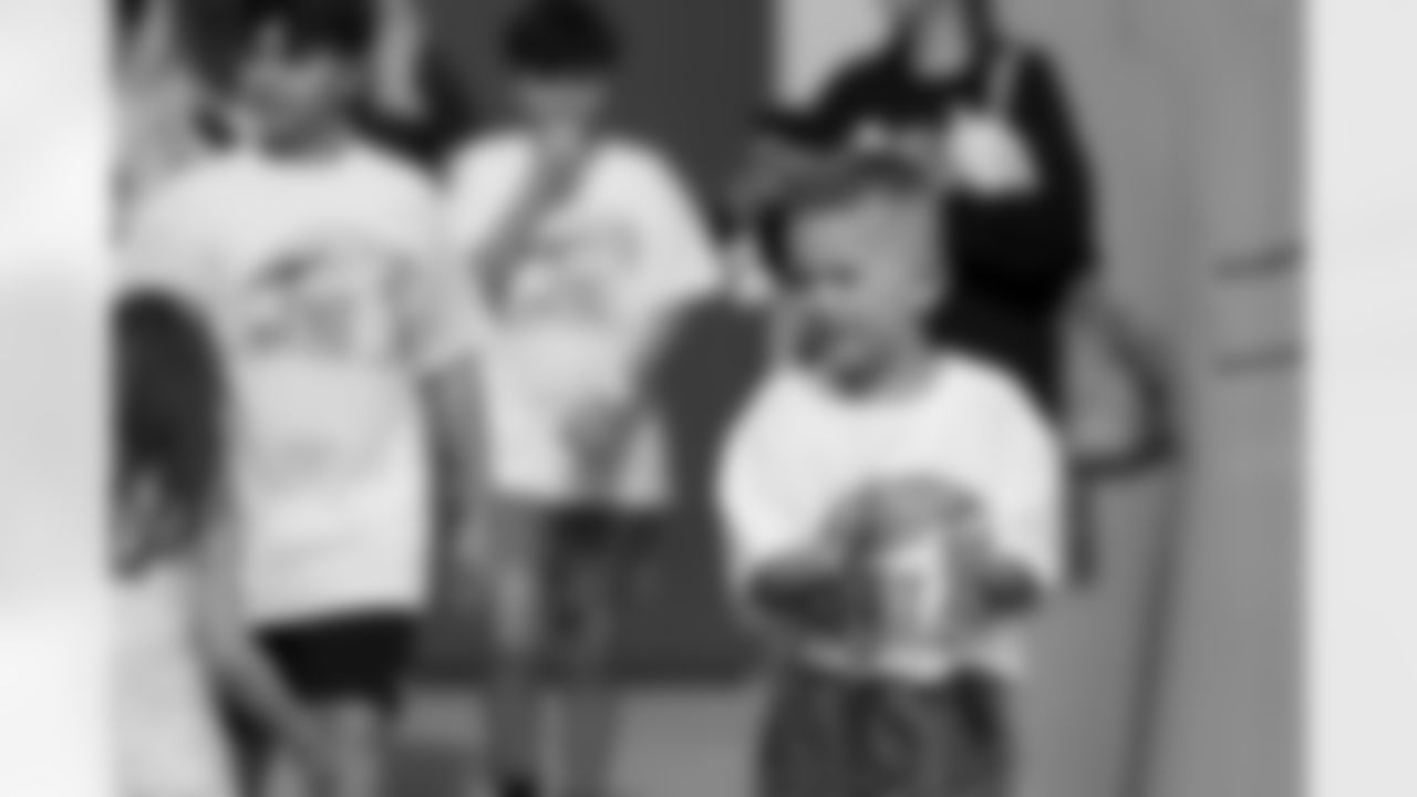 Kids participate with Bo Nix at his football camp on Saturday, May 17, 2025 at Valor Christian High School in Highlands Ranch, Colorado.
Photo by Gabriel Christus / Denver Broncos