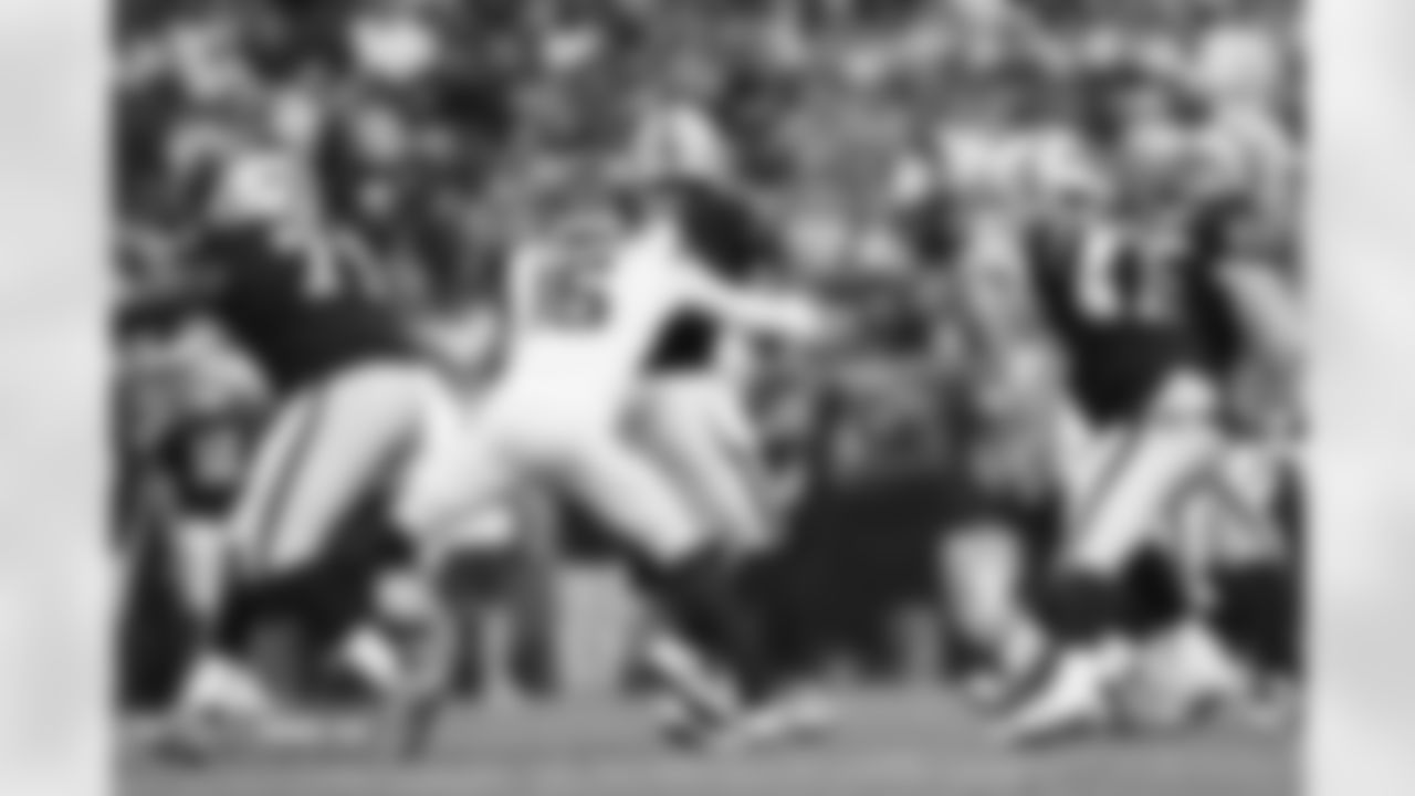 Nik Bonitto (15) during the Broncos' Week 14 game against the Las Vegas Raiders at Allegiant Stadium in Las Vegas, Nevada on December 7, 2025. Photo by Gabriel Christus / Denver Broncos