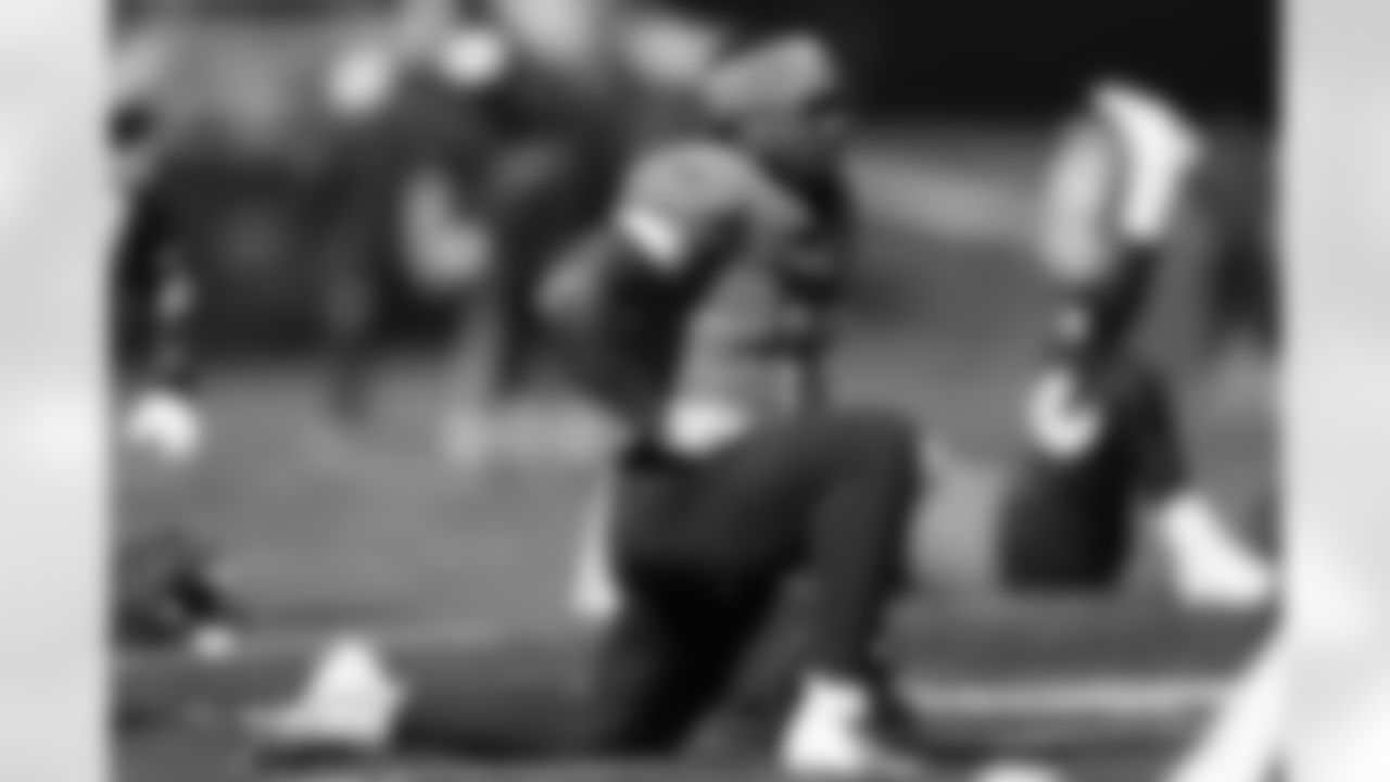 RJ Harvey during practice at Broncos Park Powered by CommonSpirit in Englewood, Colorado on October 16, 2025. Photo by Gabriel Christus / Denver Broncos