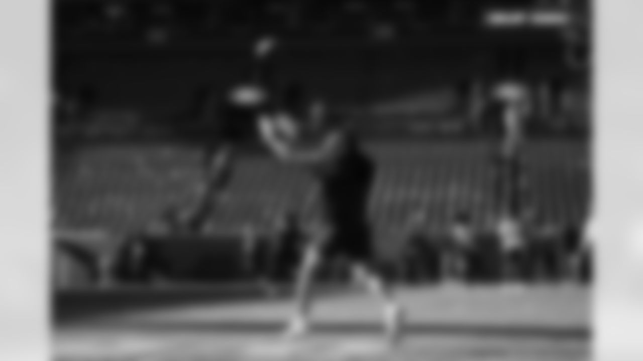 Talanoa Hufanga (9) before the Broncos' Divisional Round playoff game against the Buffalo Bills at Empower Field at Mile High in Denver, Colorado on January 17, 2026. Photo by Ben Swanson / Denver Broncos