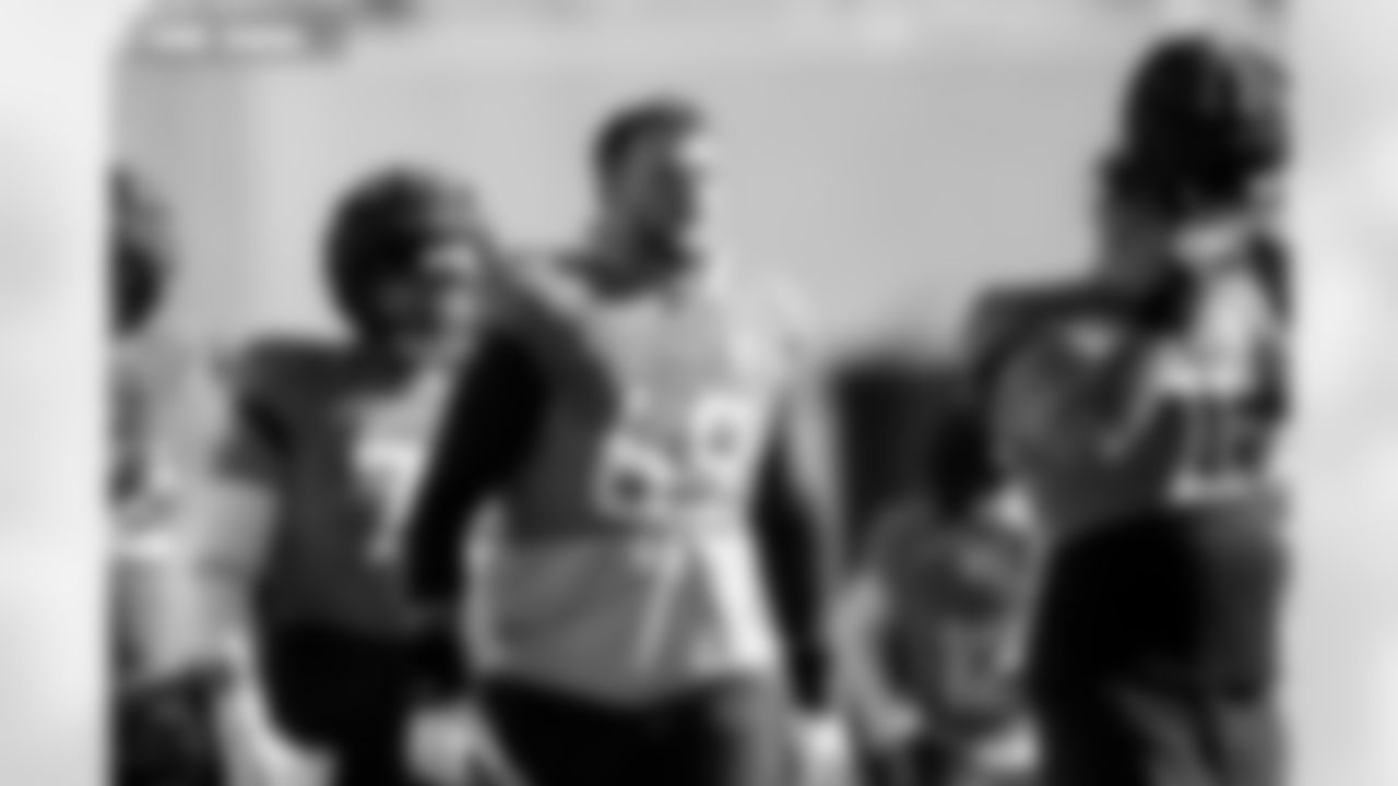 Mike McGlinchey during practice on Wednesday, January 21, 2026 at Broncos Park Powered by CommonSpirit in Englewood, Colorado.
Photo by Gabriel Christus / Denver Broncos