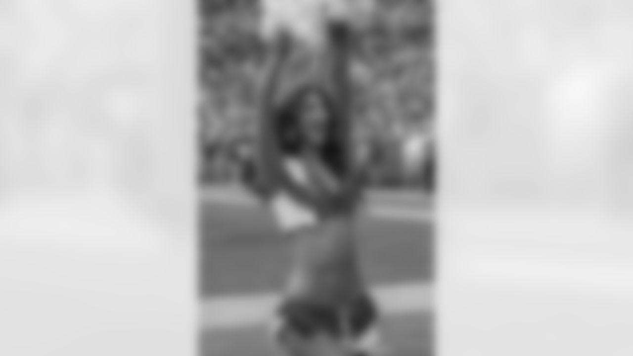 Denver Broncos Cheerleaders during the Broncos' Week 8 game against the Dallas Cowboys at Empower Field at Mile High in Denver, Colorado on October 26, 2025. Photo by Paul Cloud / Denver Broncos