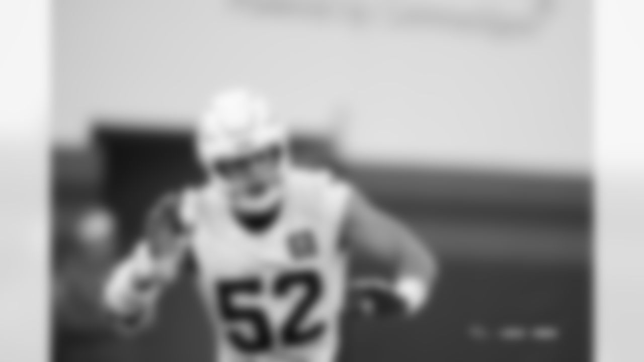 Jonah Elliss during practice on Thursday, December 18, 2025 at Broncos Park Powered by CommonSpirit in Englewood, Colorado.
Photo by Gabriel Christus / Denver Broncos