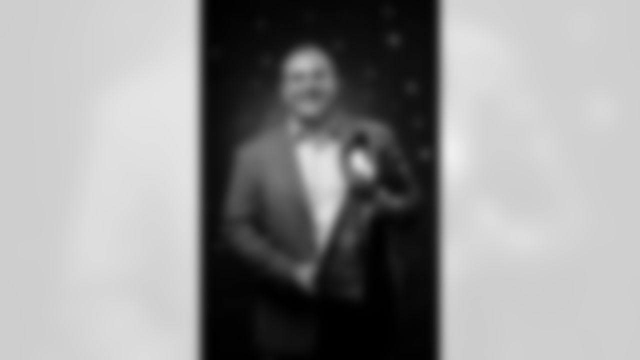 Brian Pariani poses for a portrait at the 2025 Alumni Weekend Reception on October 18, 2025. Photo by Ben Swanson / Denver Broncos