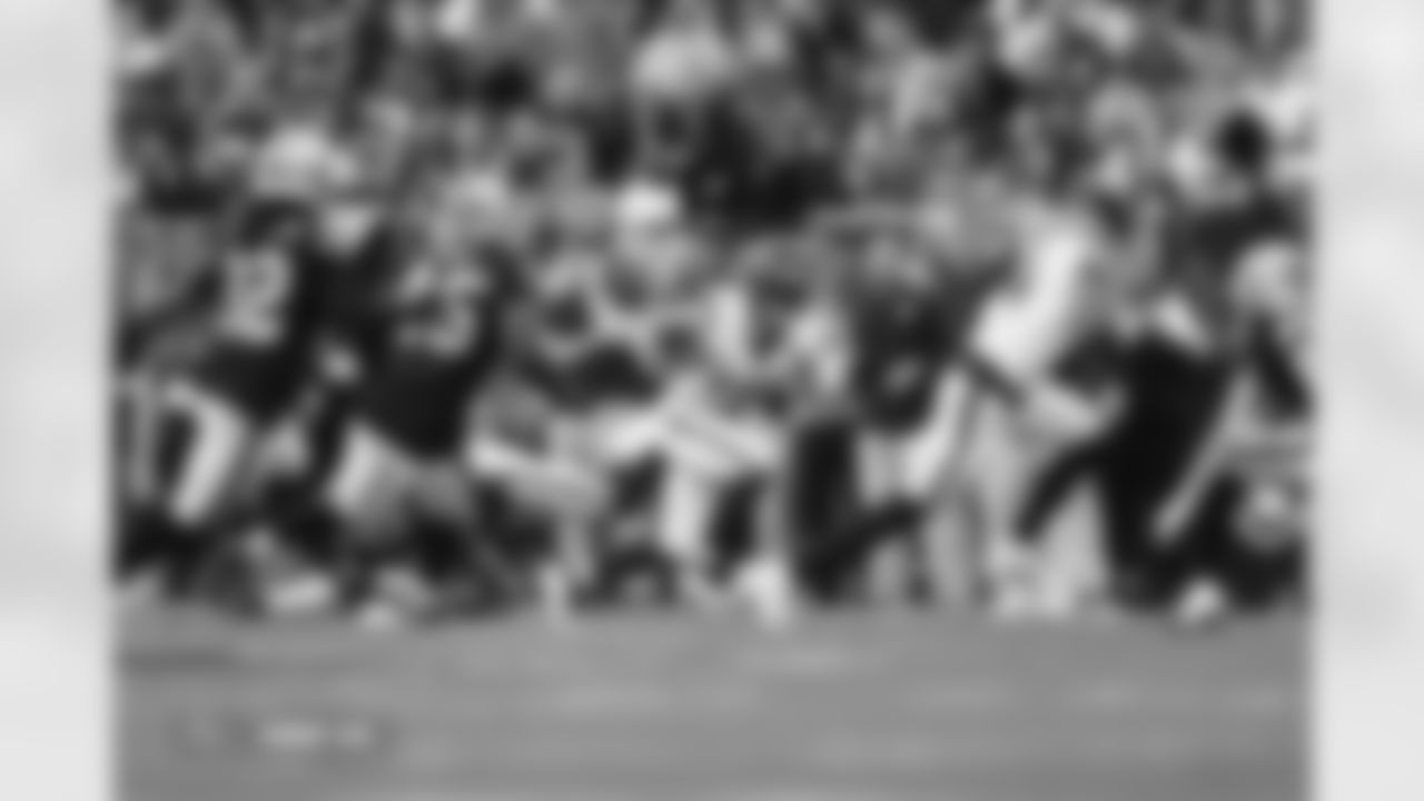 RJ Harvey (12) during the Broncos' Week 14 game against the Las Vegas Raiders at Allegiant Stadium in Las Vegas, Nevada on December 7, 2025. Photo by Gabriel Christus / Denver Broncos