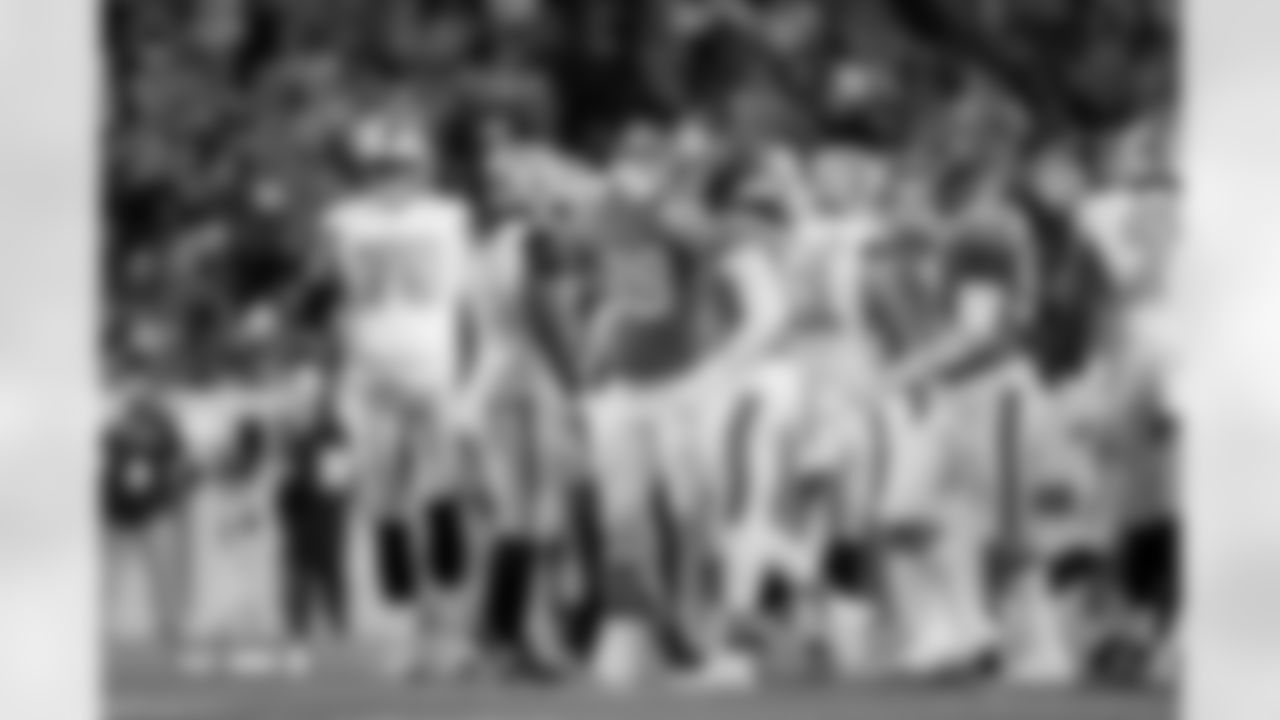 Zach Allen (99) during the Broncos' Week 10 game against the Las Vegas Raiders at Empower Field at Mile High in Denver, Colorado on November 6, 2025. Photo by Ben Swanson / Denver Broncos