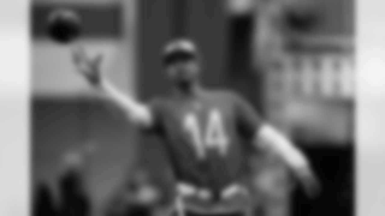 AFC wide receiver Courtland Sutton, of the Denver Broncos, catches a pass during NFL Pro Bowl Games practice in San Francisco, Sunday, Feb. 1, 2026. (AP Photo/Godofredo A. Vásquez)