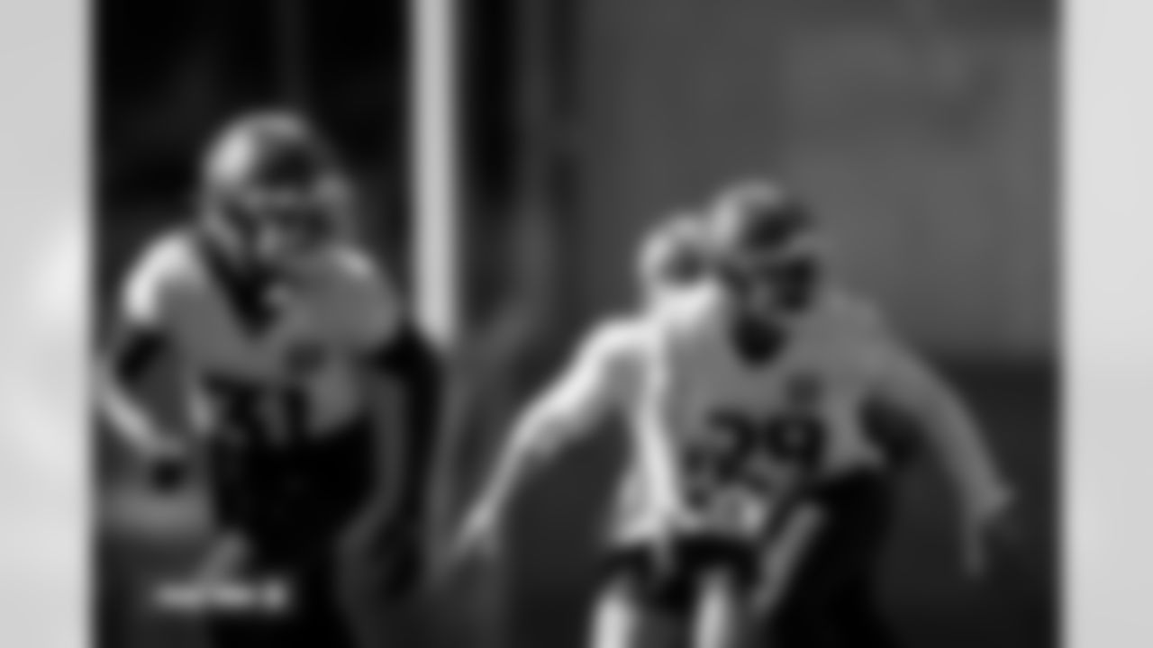 Ja'Quan McMillian during practice on Wednesday, October 22, 2025 at Broncos Park Powered by CommonSpirit in Englewood, Colorado.
Photo by Gabriel Christus / Denver Broncos