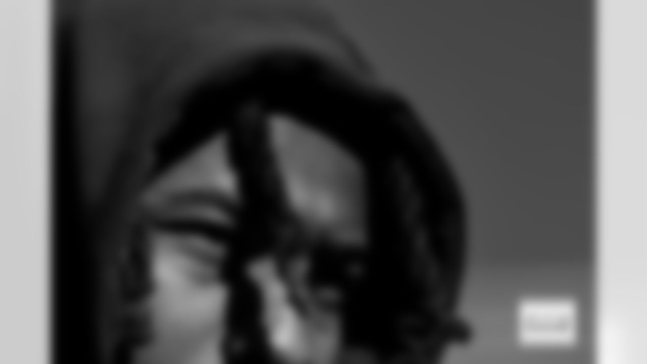 Denver Broncos cornerback Jahdae Barron looks on before the Broncos' Week 15 game against the Green Bay Packers at Empower Field at Mile High in Denver, Colorado on December 14, 2025. Photo by Gabriel Christus / Denver Broncos