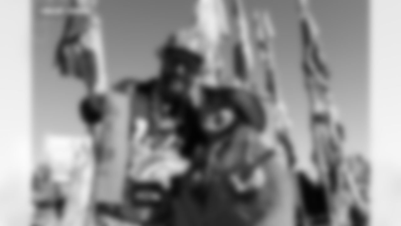 Denver Broncos fans before the Broncos' Divisional Round playoff game against the Buffalo Bills at Empower Field at Mile High in Denver, Colorado on January 17, 2026. Photo by Gavin Liddell / Denver Broncos