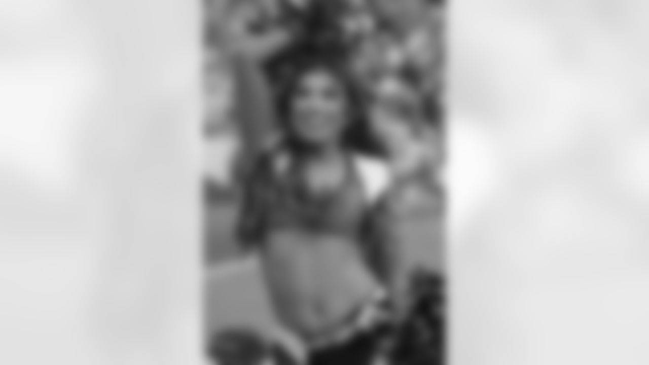 Denver Broncos Cheerleaders during the Broncos' Week 15 game against the Green Bay Packers at Empower Field at Mile High in Denver, Colorado on December 14, 2025. Photo by Paul Cloud / Denver Broncos