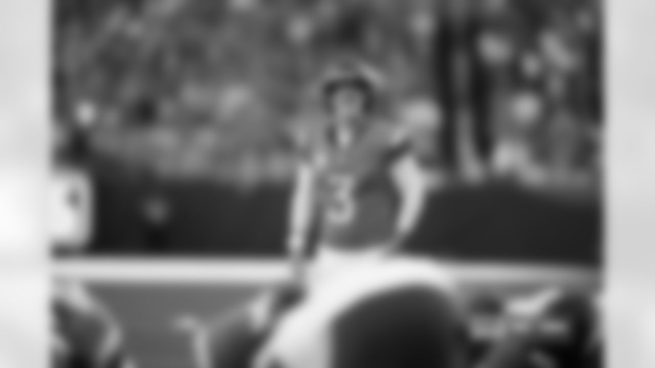 Wil Lutz (3) during the Broncos' Week 11 game against the Kansas City Chiefs at Empower Field at Mile High in Denver, Colorado on November 16, 2025. Photo by Gavin Liddell / Denver Broncos