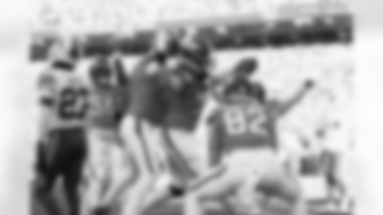 Frank Crum (73) during the Broncos' Divisional Round playoff game against the Buffalo Bills at Empower Field at Mile High in Denver, Colorado on January 17, 2026. Photo by Gabriel Christus / Denver Broncos