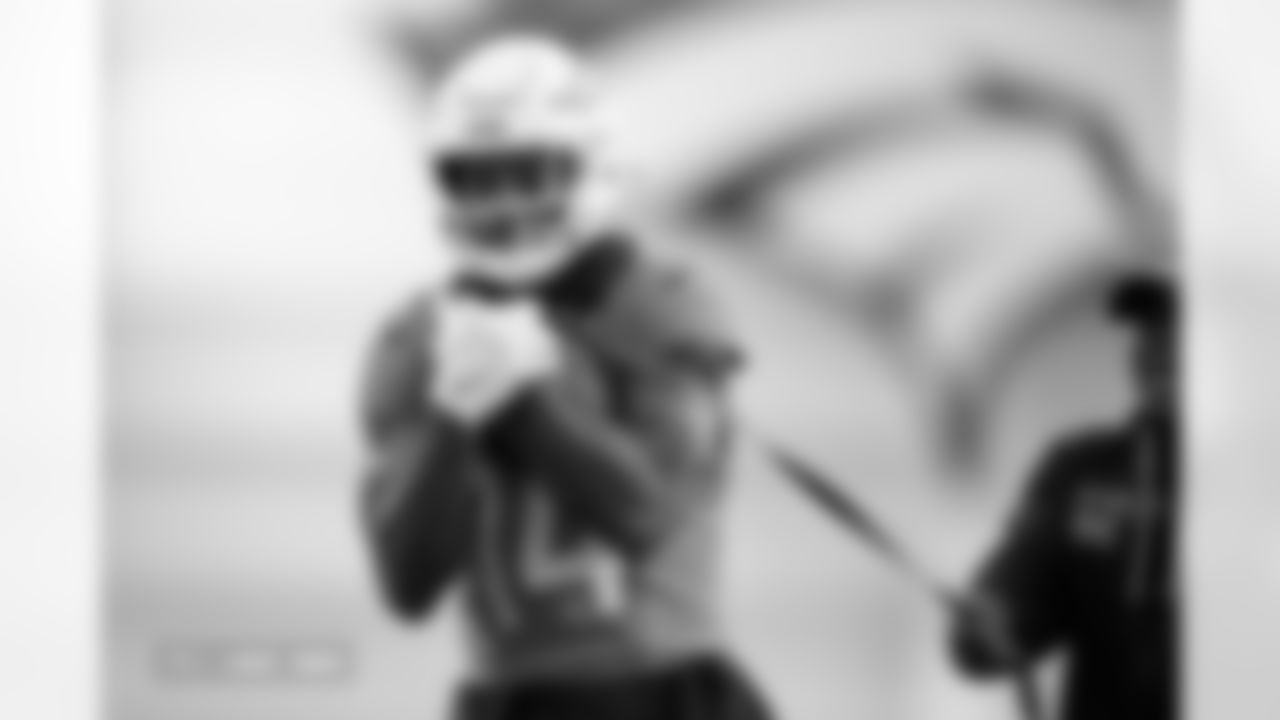 Courtland Sutton during practice on Thursday, December 18, 2025 at Broncos Park Powered by CommonSpirit in Englewood, Colorado.
Photo by Gabriel Christus / Denver Broncos