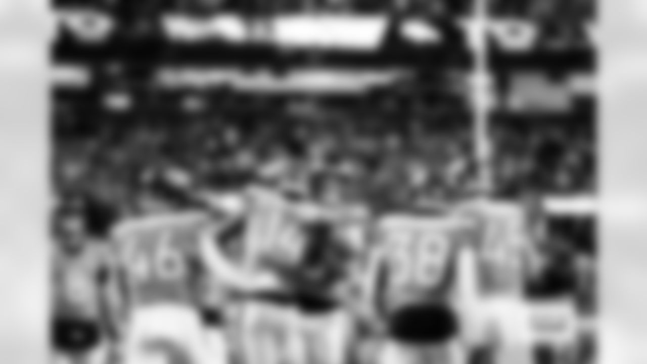 during the Broncos' Week 15 game against the Green Bay Packers at Empower Field at Mile High in Denver, Colorado on December 14, 2025. Photo by Gabriel Christus / Denver Broncos