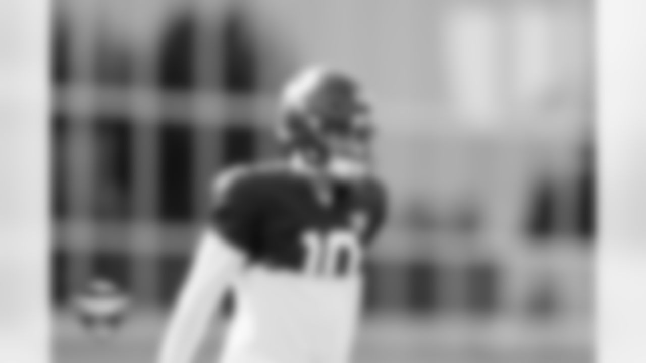Bo Nix during a training camp practice at Broncos Park Powered by CommonSpirit on Monday, July 28, 2025 in Englewood, Colorado.
Photo by Gabriel Christus / Denver Broncos