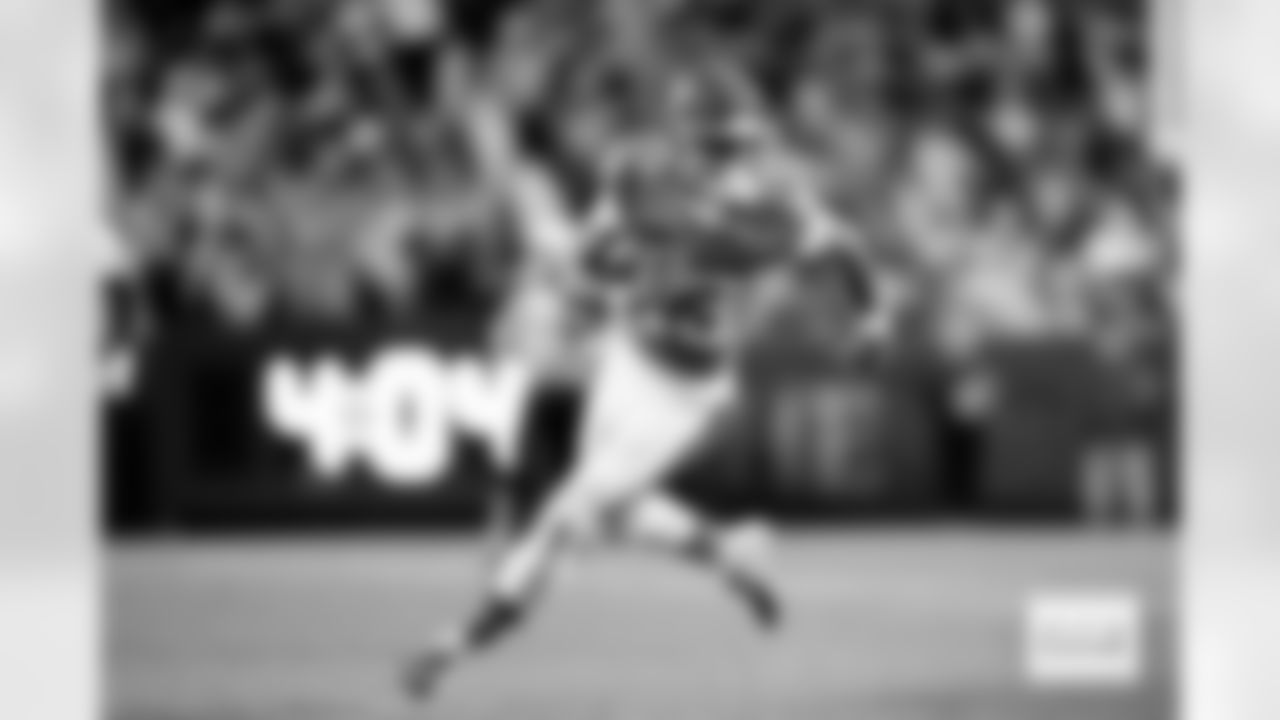 Denver Broncos wide receiver Pat Bryant (13) runs with the ball on a reception during the Broncos' Week 10 game against the Las Vegas Raiders at Empower Field at Mile High in Denver, Colorado on November 6, 2025. Photo by Ben Swanson / Denver Broncos