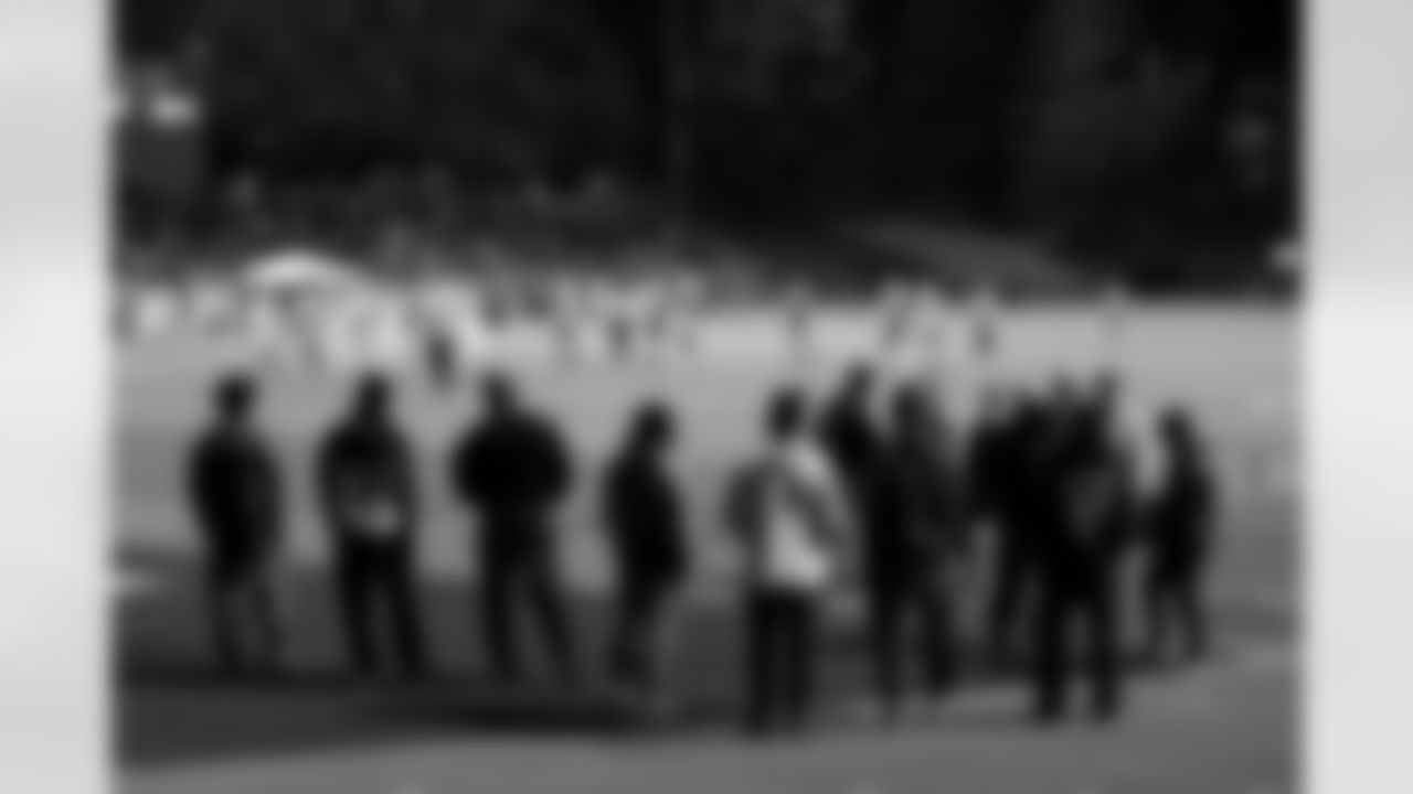 Memebers of the Denver Broncos watch Cherry Creek play Fountain Fort Carson on Friday, November 14, 2025 at Cherry Creek High School in Greenwood Village, Colorado.
Photo by Gabriel Christus / Denver Broncos