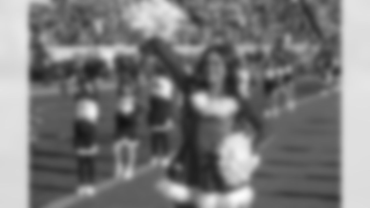 Denver Broncos Cheerleaders during the Broncos' Week 16 game against the Jacksonville Jaguars at Empower Field at Mile High in Denver, Colorado on December 21, 2025. Photo by Paul Cloud / Denver Broncos