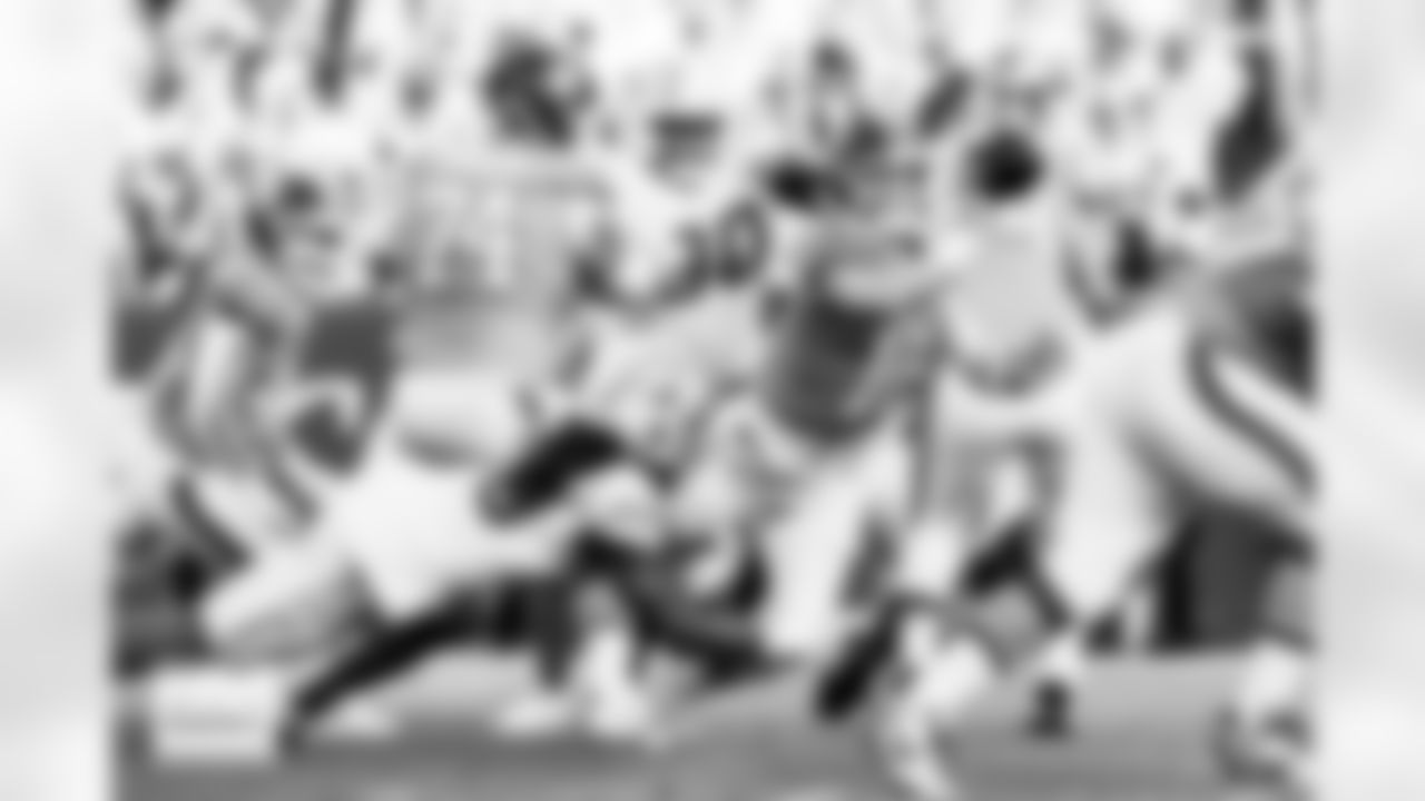 Bo Nix throws a shovel pass during the Broncos' Week 18 game against the Los Angeles Chargers at Empower Field at Mile High in Denver, Colorado on January 4, 2026. Photo by Gabriel Christus / Denver Broncos