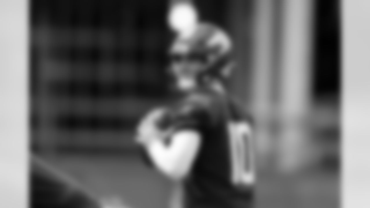 Bo Nix during practice on Tuesday, August 26, 2025 at Broncos Park Powered by CommonSpirit in Englewood, Colorado.
Photo by Gabriel Christus / Denver Broncos