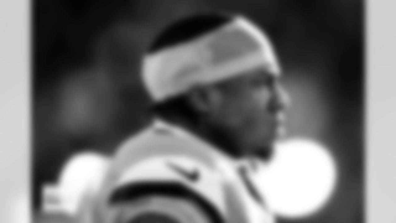 Denver Broncos running back RJ Harvey (12) before the Broncos' Divisional Round playoff game against the Buffalo Bills at Empower Field at Mile High in Denver, Colorado on January 17, 2026. Photo by Ben Swanson / Denver Broncos