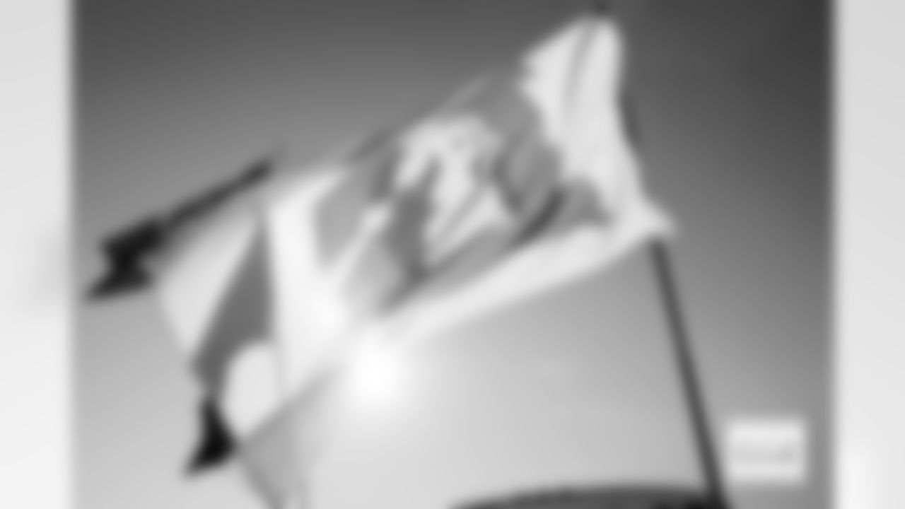 Fans' flags wave in the wind before the AFC Championship Game between the Denver Broncos and New England Patriots at Empower Field at Mile High in Denver, Colorado on January 25, 2026. Photo by Gavin Liddell / Denver Broncos