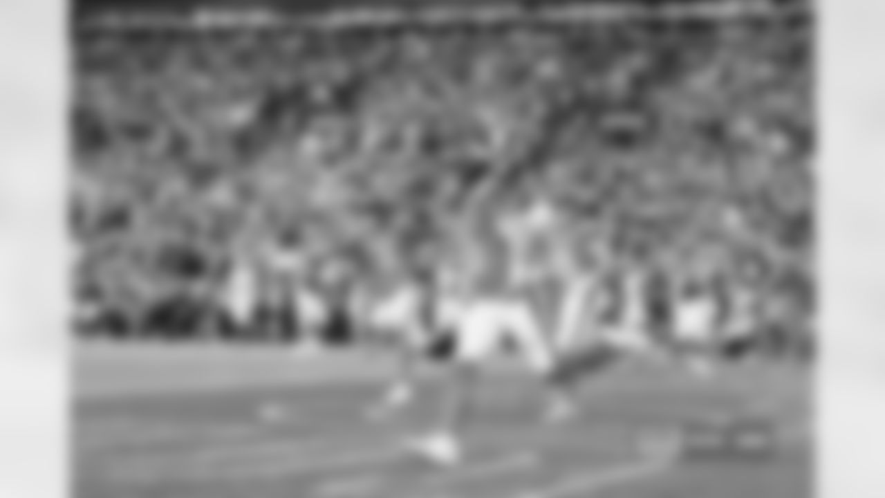 Bo Nix during the Broncos' Week 7 game against the New York Giants at Empower Field at Mile High in Denver, Colorado on October 19, 2025. Photo by Ben Swanson / Denver Broncos