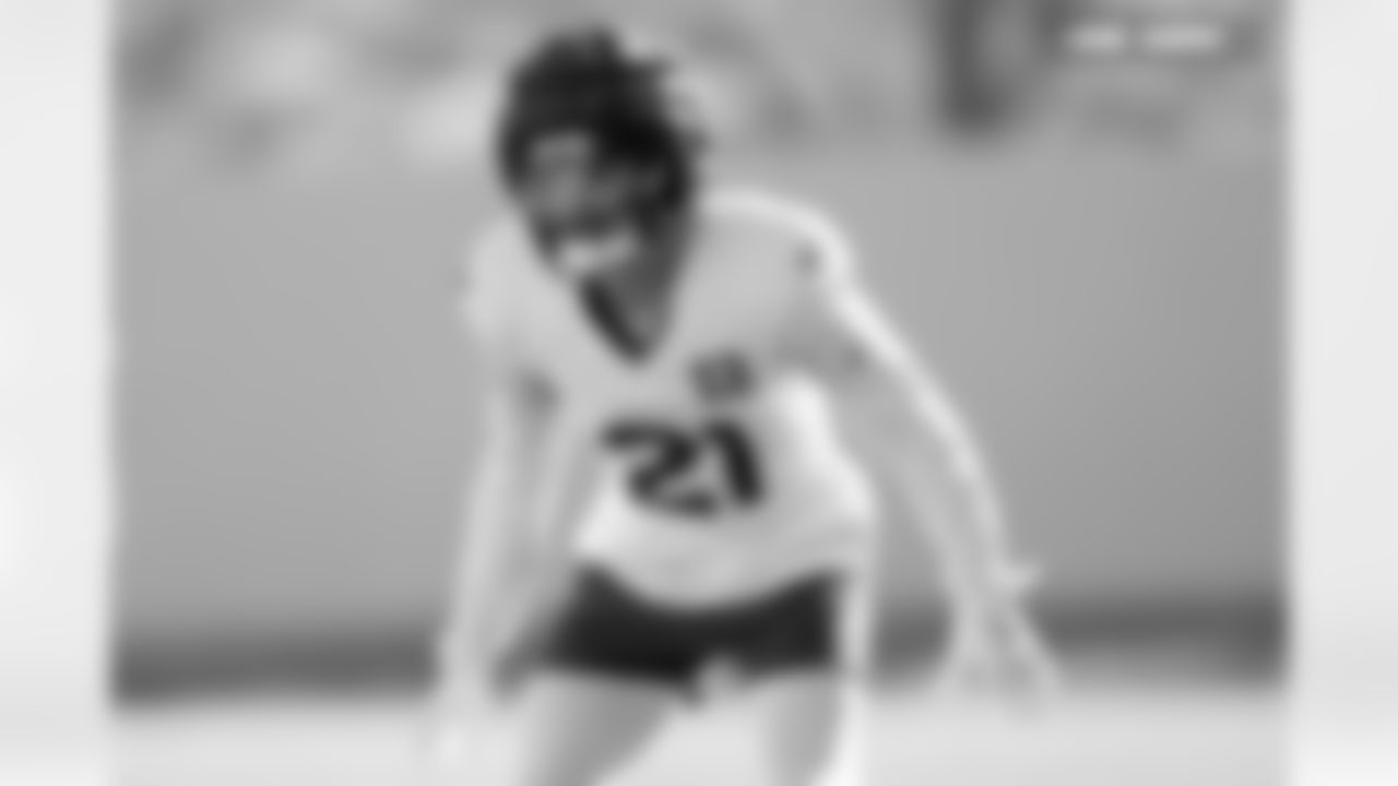 Riley Moss during practice on Wednesday, January 21, 2026 at Broncos Park Powered by CommonSpirit in Englewood, Colorado.
Photo by Gabriel Christus / Denver Broncos