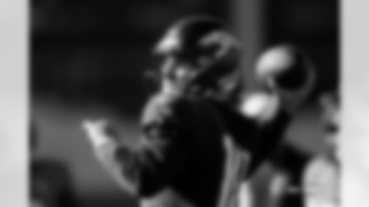 Bo Nix during practice at Broncos Park Powered by CommonSpirit in Englewood, Colorado on November 13, 2025. Photo by Ben Swanson / Denver Broncos