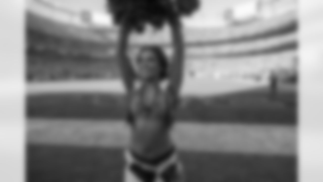 Denver Broncos Cheerleaders during the Broncos' Week 15 game against the Green Bay Packers at Empower Field at Mile High in Denver, Colorado on December 14, 2025. Photo by Paul Cloud / Denver Broncos